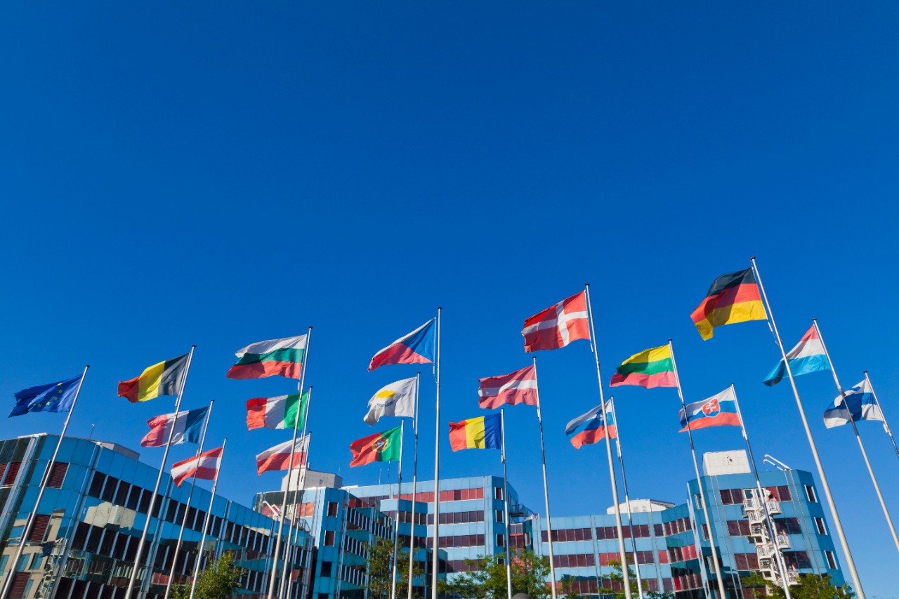 European Union country flags
